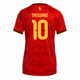 Dámské fotbalový oblečení Belgie Leandro Trossard #10 Domácí košile MS 2026 Krátkým Rukávem